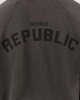 REPUBLIC RAGLAN HOODIE - FADED CHAR