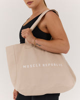 REPUBLIC TOTE BAG - BEIGE