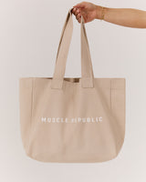 REPUBLIC TOTE BAG - BEIGE