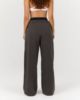 REPUBLIC WIDE LEG SWEATPANT - FADED CHAR