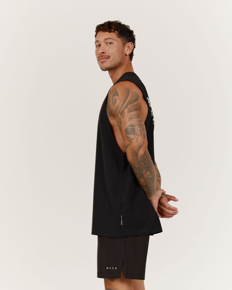 ROCKY MUSCLE TANK TRAINING DEPT - BLACK