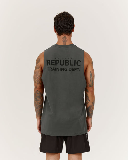 ROCKY MUSCLE TANK TRAINING DEPT - CHAR