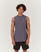 ROCKY MUSCLE TANK - SLATE