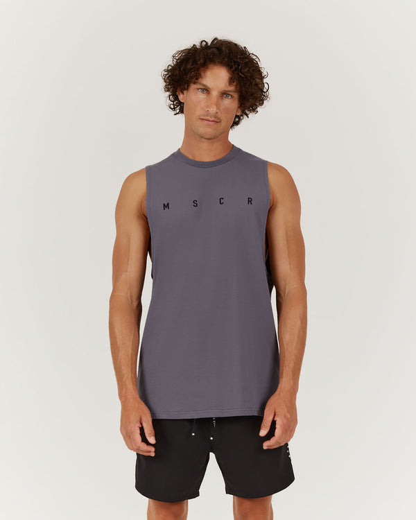 ROCKY MUSCLE TANK - SLATE