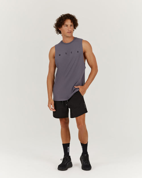 ROCKY MUSCLE TANK - SLATE