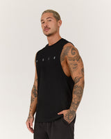 ROCKY MUSCLE TANK - BLACK
