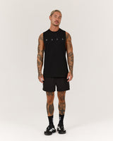 ROCKY MUSCLE TANK - BLACK