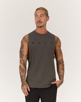 ROCKY MUSCLE TANK - CHAR