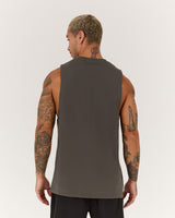 ROCKY MUSCLE TANK - CHAR