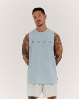 ROCKY MUSCLE TANK - COOL BLUE