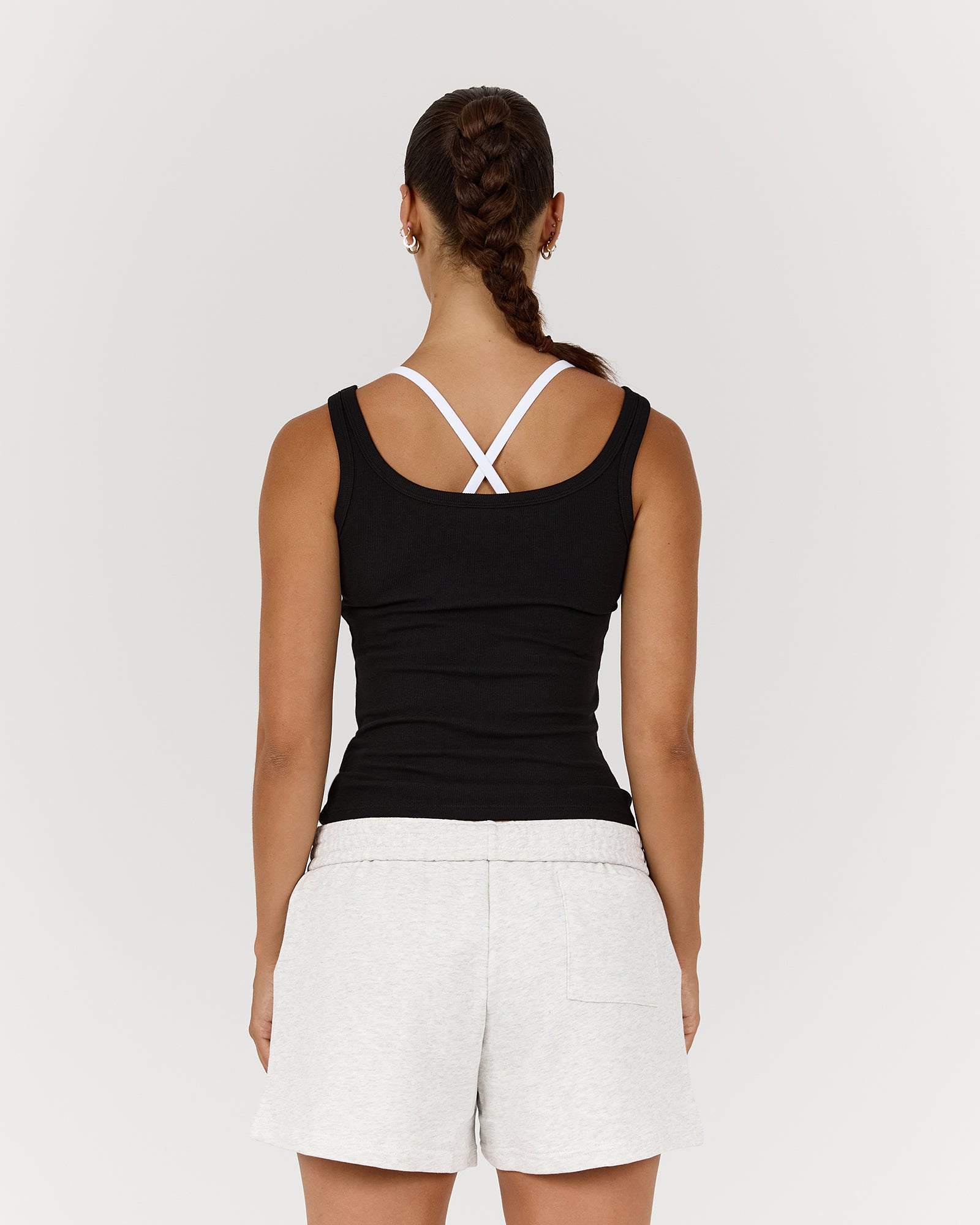 ROUTINE RIBBED TANK - BLACK – MUSCLE REPUBLIC