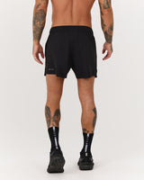 ROX RUN INBUILT SHORTS 3.5" - BLACK
