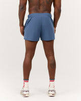 ROX RUN INBUILT SHORTS 3.5" - BLUE SLATE