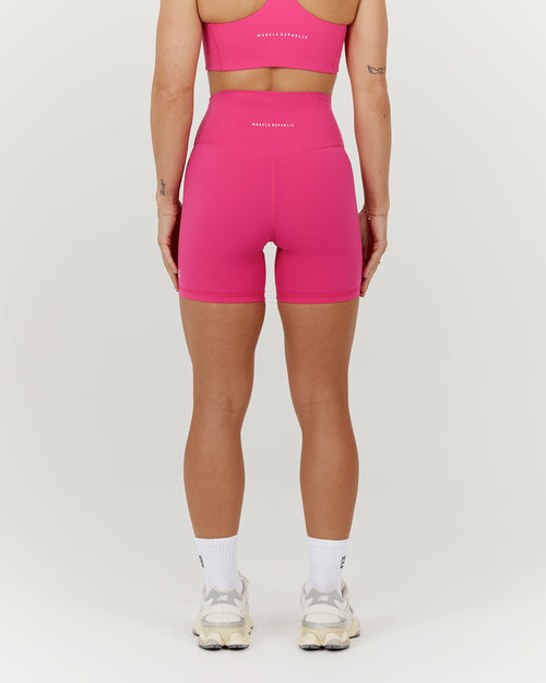 SCULPT BIKER SHORTS - DRAGONFRUIT