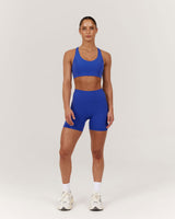 SCULPT BIKER SHORTS - OCEAN