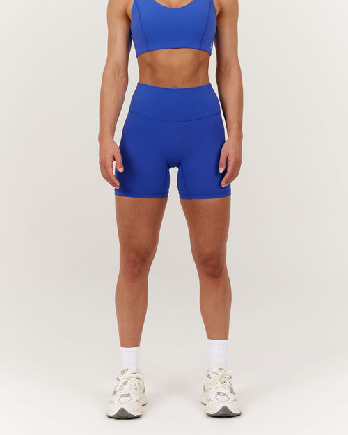 SCULPT BIKER SHORTS - OCEAN