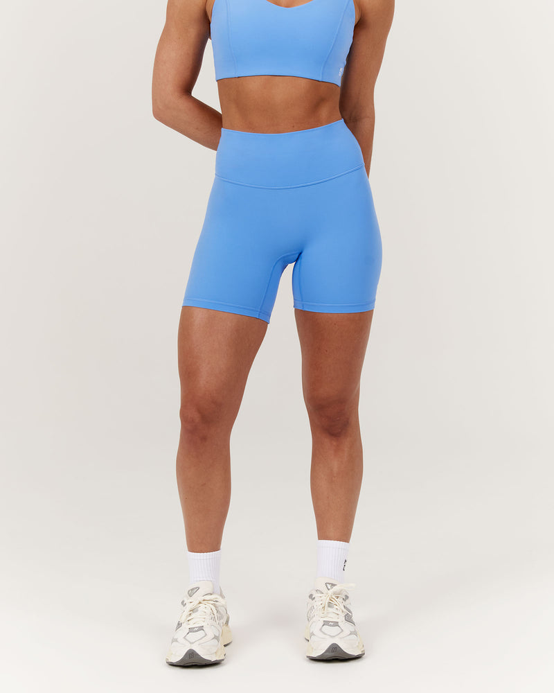 SCULPT BIKER SHORTS - RIVIERA