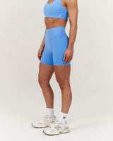 SCULPT BIKER SHORTS - RIVIERA