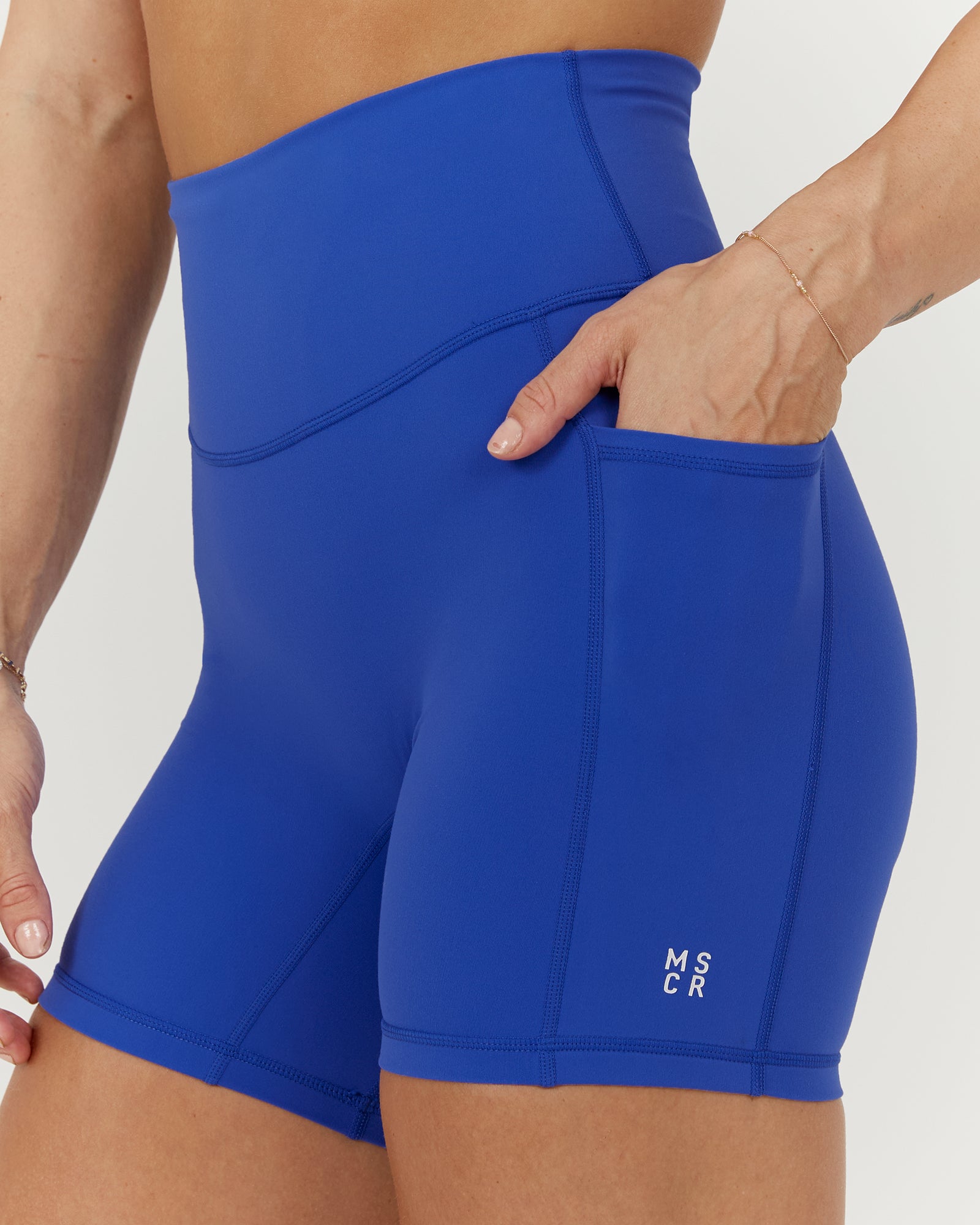 SCULPT POCKET BIKER SHORTS OCEAN – MUSCLE REPUBLIC