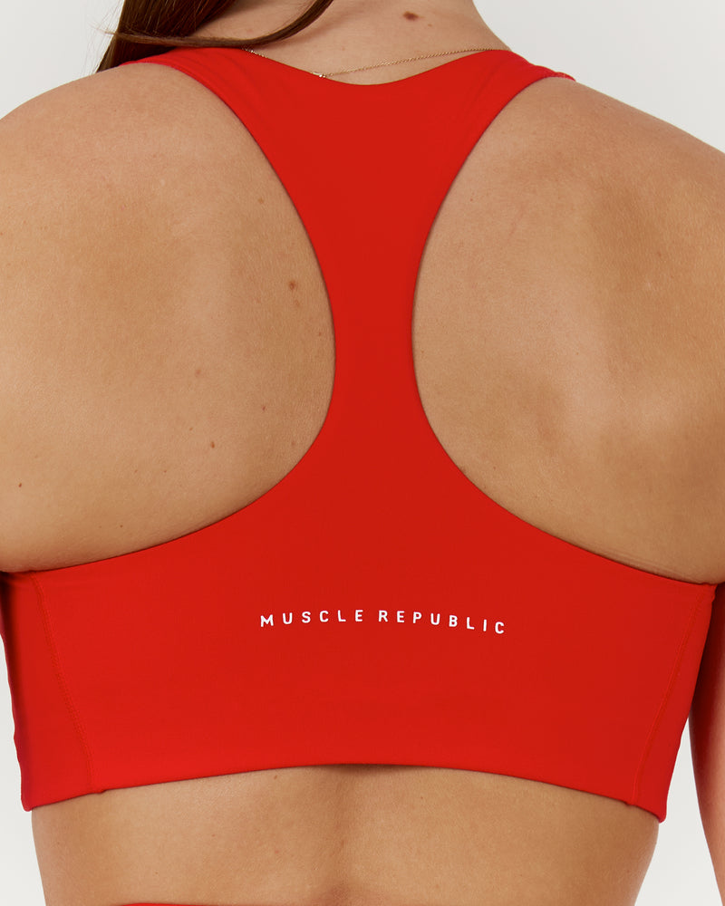 SCULPT RACER BRA - CHILLI