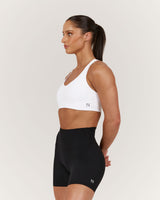 SCULPT RACER BRA - WHITE