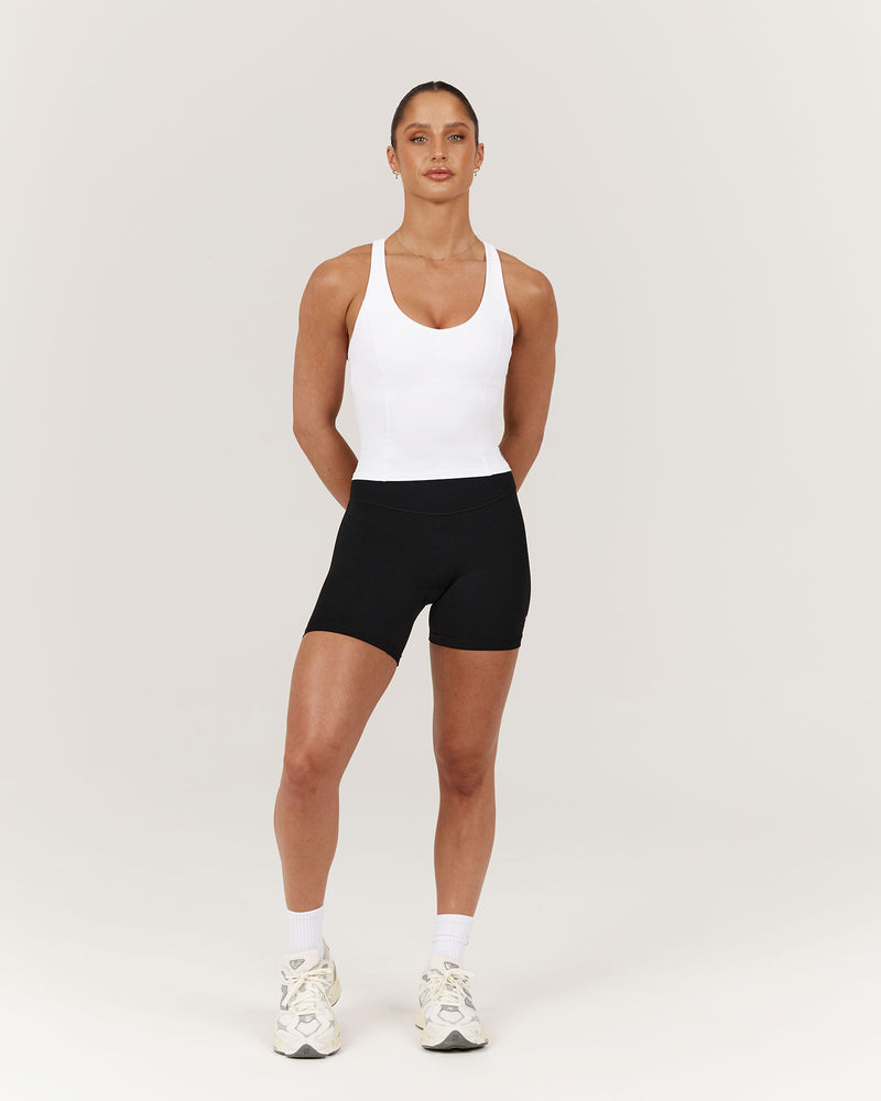 SCULPT RACER TOP - WHITE