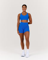 SCULPT BIKER SHORTS - LUMINOUS BLUE