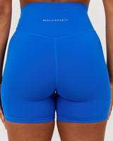 SCULPT BIKER SHORTS - LUMINOUS BLUE