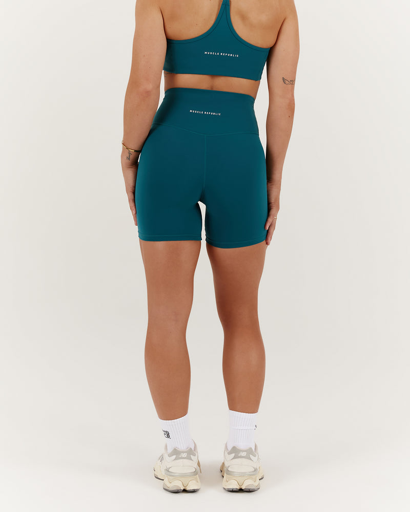 SCULPT BIKER SHORTS - VERDE