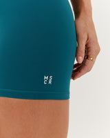 SCULPT BIKER SHORTS - VERDE