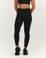 SCULPT BONDED WAIST 7/8 LEGGINGS - BLACK