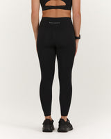SCULPT BONDED WAIST 7/8 LEGGINGS - BLACK