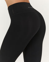 SCULPT BONDED WAIST FULL LENGTH LEGGINGS - BLACK