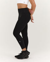 SCULPT BONDED WAIST POCKET 7/8 LEGGINGS - BLACK