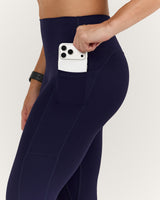 SCULPT BONDED WAIST POCKET 7/8 LEGGINGS - ECLIPSE