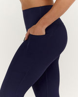 SCULPT BONDED WAIST POCKET FULL LENGTH LEGGINGS - ECLIPSE