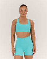 SCULPT CROSS BACK BRA - CAPRI