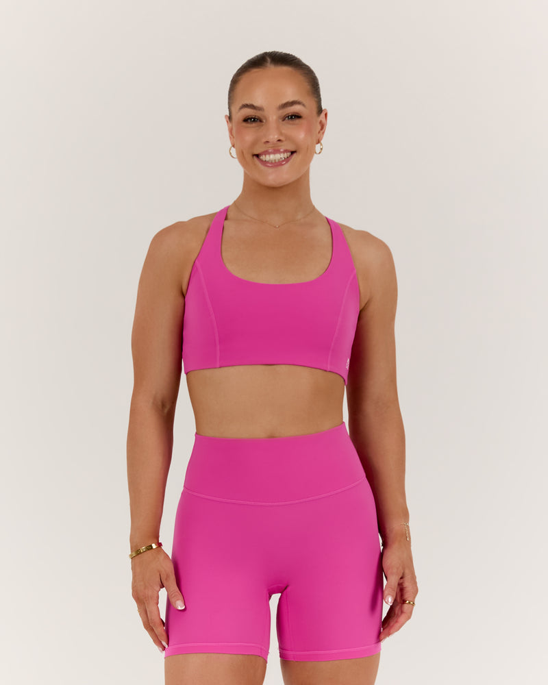 SCULPT CROSS BACK BRA - PARADISE