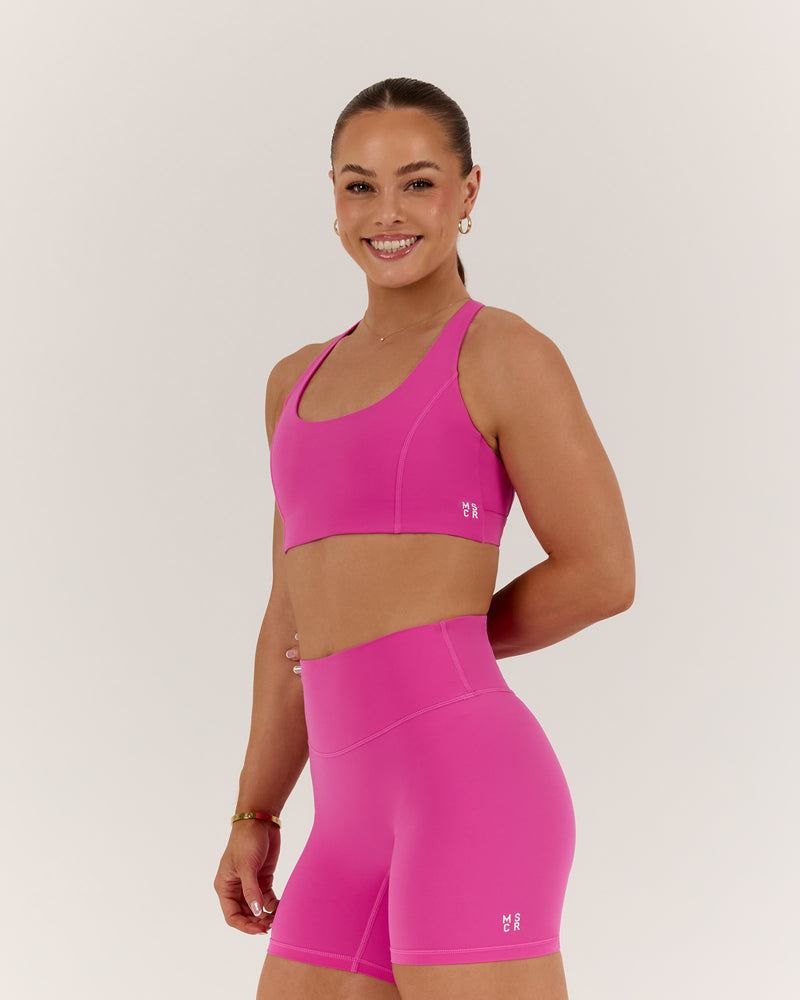 SCULPT CROSS BACK BRA - PARADISE
