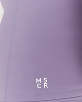 SCULPT CROSS BACK TOP - DUSTED GRAPE