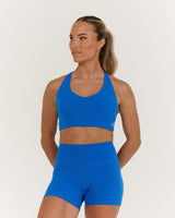 SCULPT KEYHOLE BACK BRA - LUMINOUS BLUE