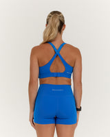 SCULPT KEYHOLE BACK BRA - LUMINOUS BLUE