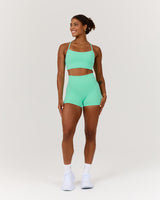 SCULPT MINI SHORTS - CYBER MINT