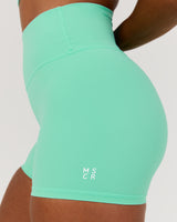 SCULPT MINI SHORTS - CYBER MINT