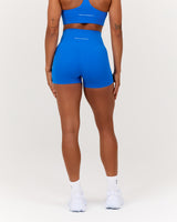 SCULPT MINI SHORTS - LUMINOUS BLUE