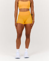 SCULPT MINI SHORTS - SPECTRA YELLOW
