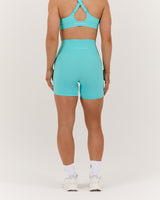 SCULPT POCKET BIKER SHORTS - CAPRI