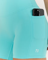 SCULPT POCKET BIKER SHORTS - CAPRI