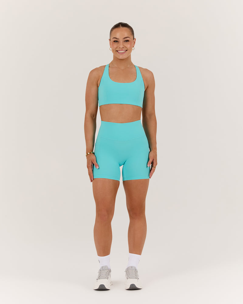 SCULPT POCKET BIKER SHORTS - CAPRI