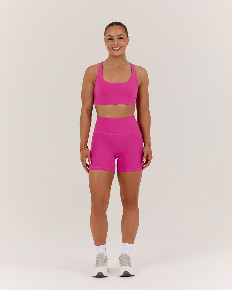 SCULPT POCKET BIKER SHORTS - PARADISE